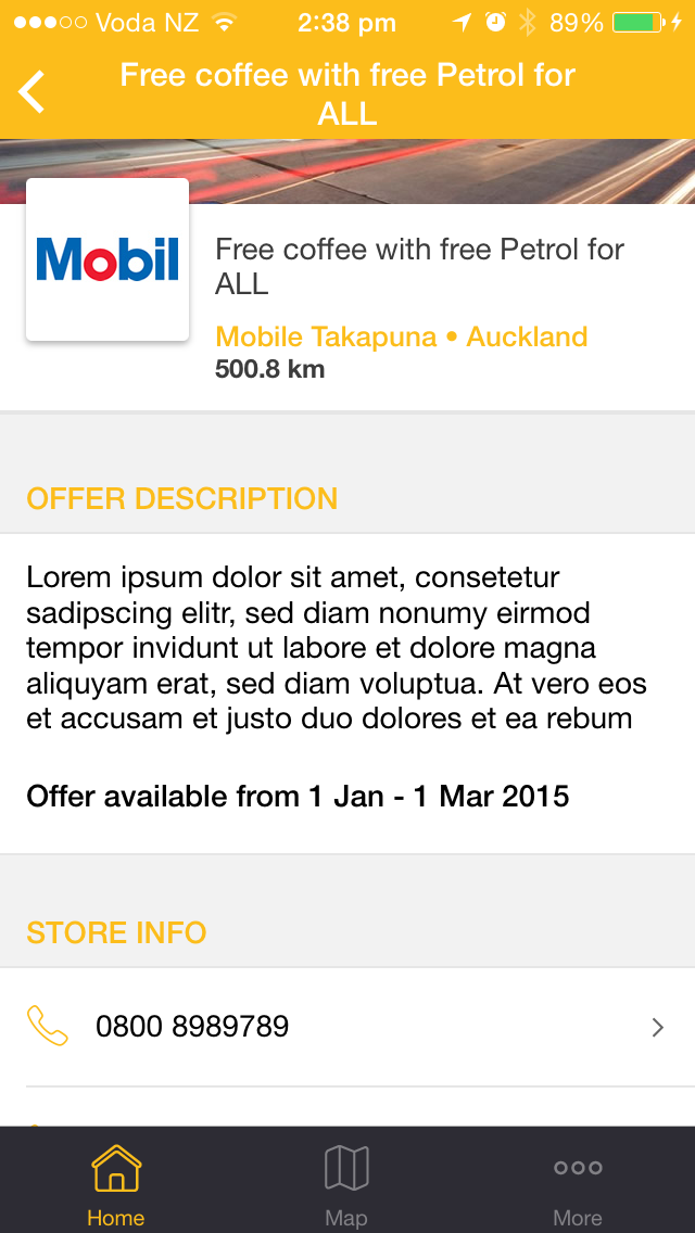 From offer to outlet