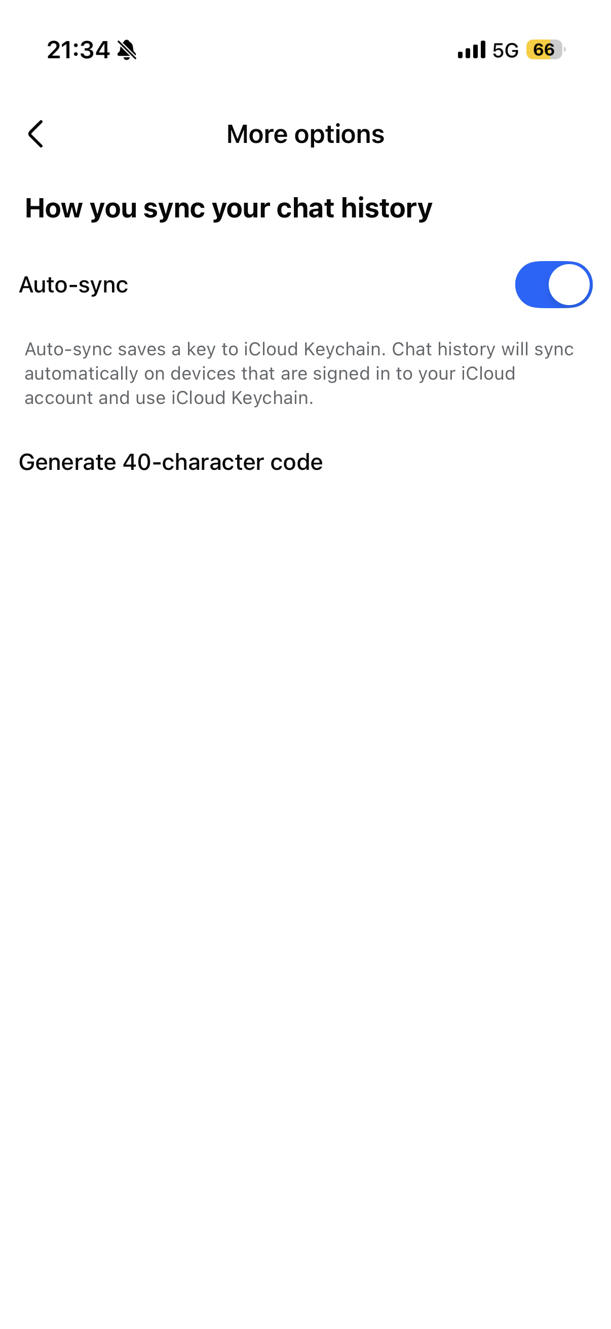 Facebook secondary screen