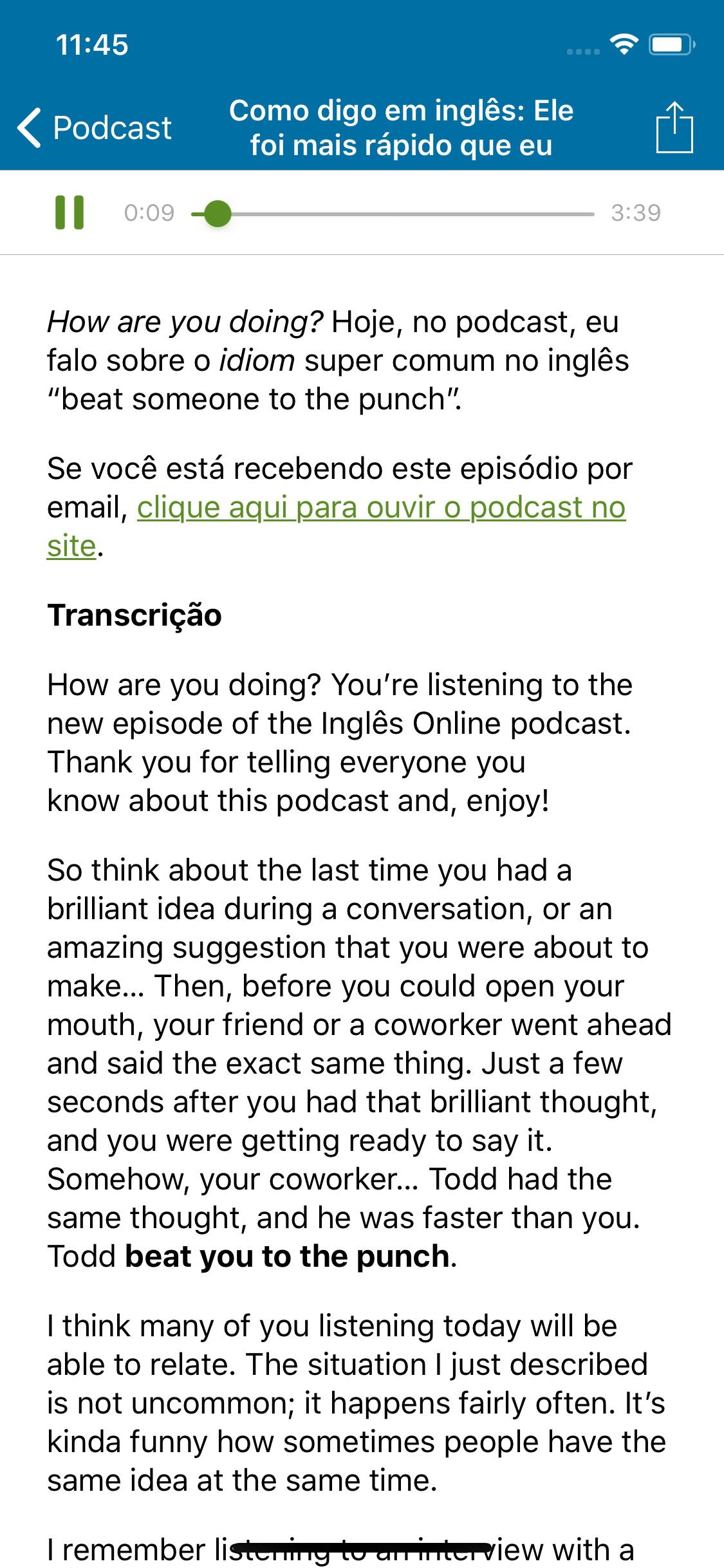 Inglês Online preview