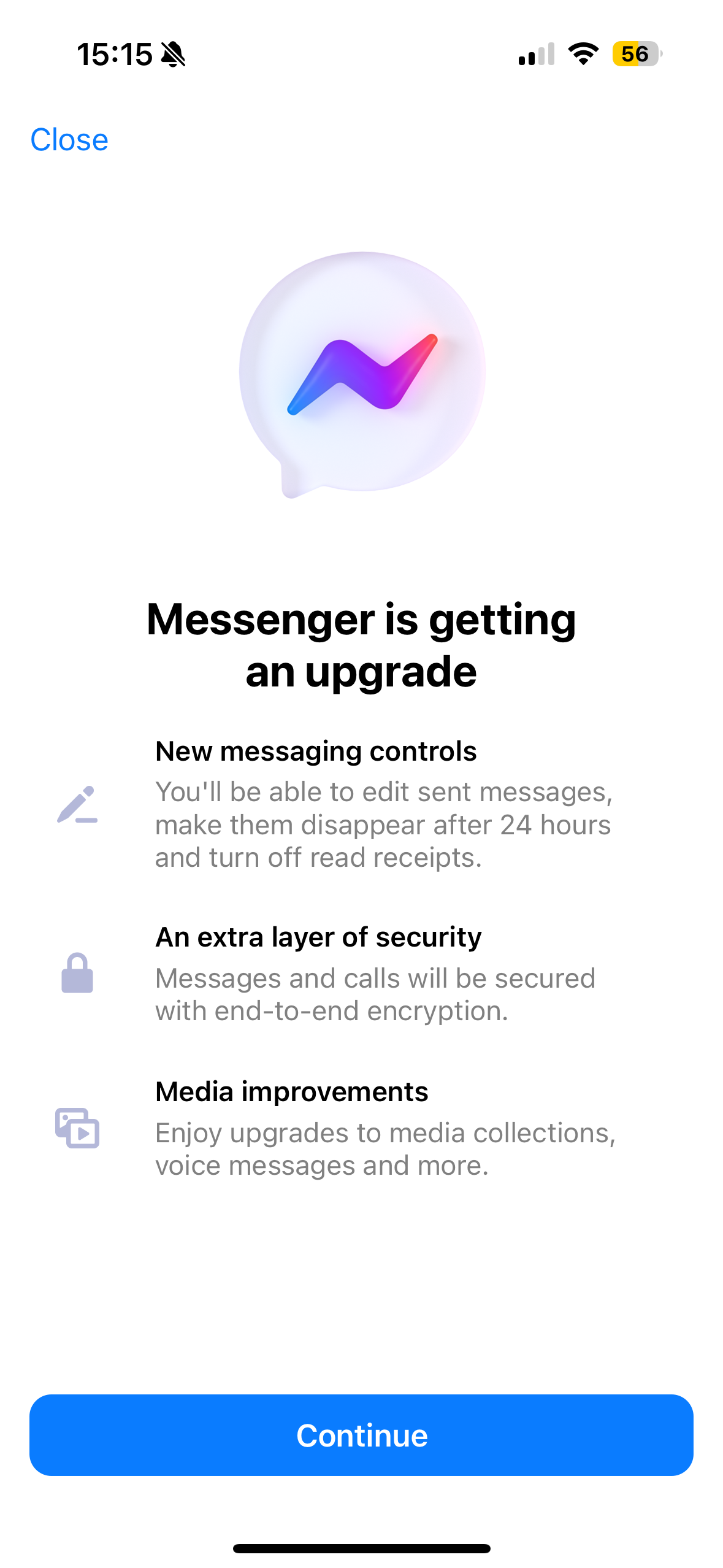 Messenger preview